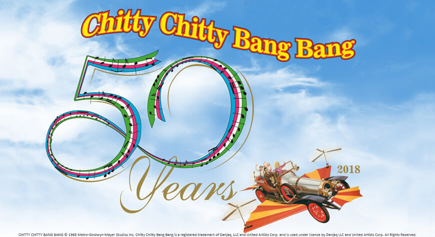 50 jaar Chitty Chitty Bang Bang in 2018.