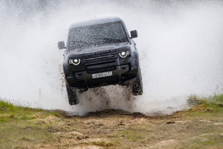2. The New Land Rover Defender in action