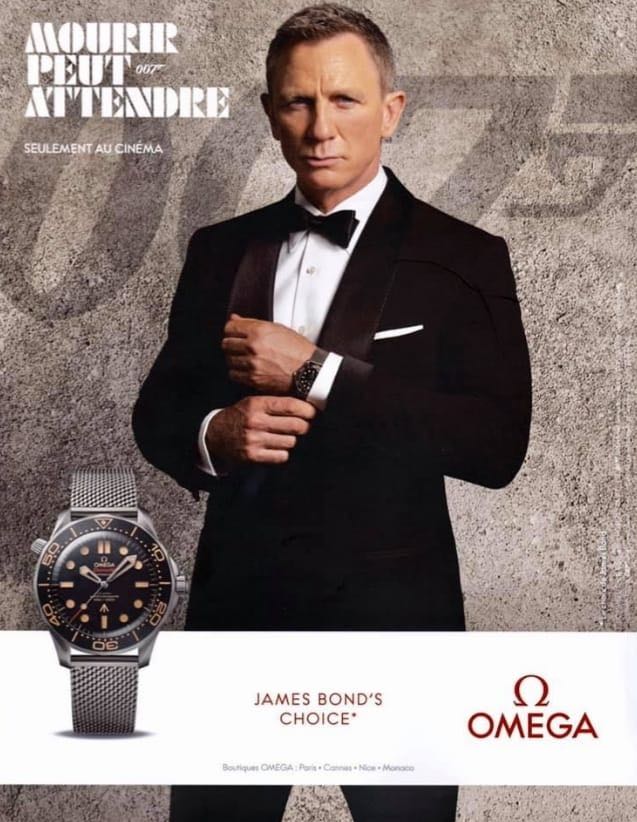 No Time To Die advertentie Omega Frans