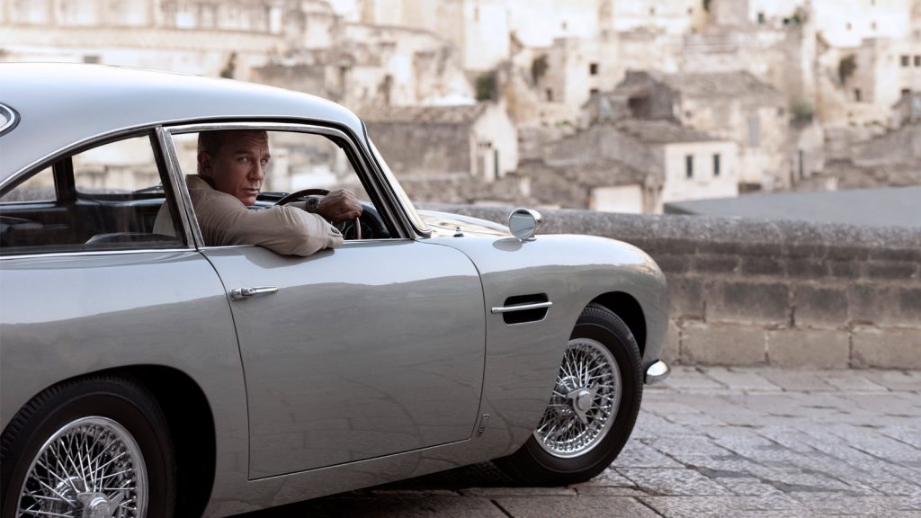 Omega James Bond No Time To Die Daniel Craig Aston Martin DB5 Matera Italie