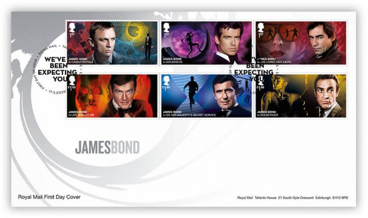 Royal Mail postzegels 2020 karakter set talent house 001