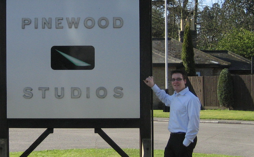 Merlijn Kuiper op heilige grond: de Pinewood Studios