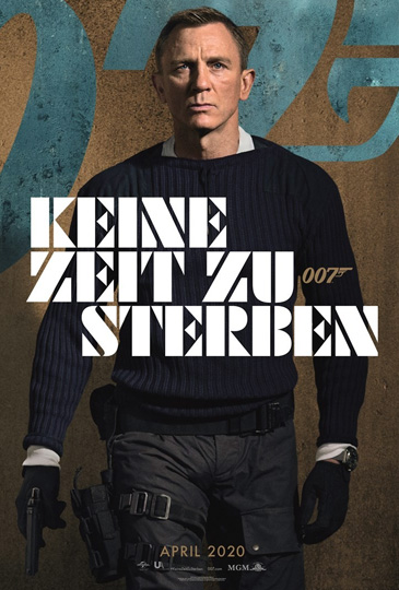 No Time To Die poster karakter serie 1 buitenlands Duits James Bond