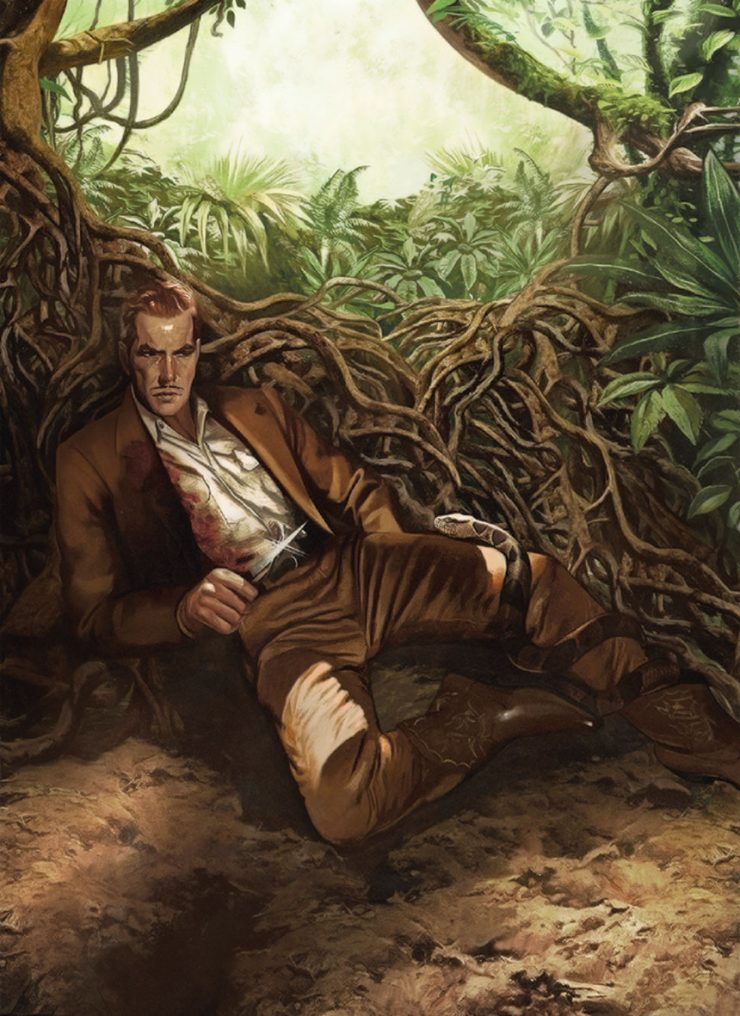 Illustration by Fay Dalton, 2021 from The Man with the Golden Gun