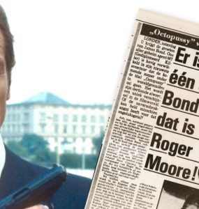 Header Er is maar een James Bond en dat is Roger Moore!