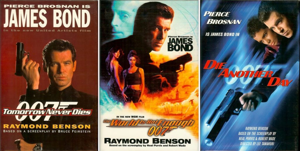 Raymond Benson movie trilogie